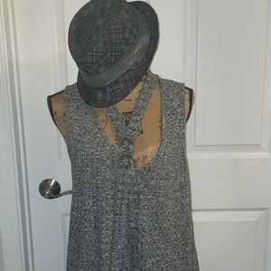 Unique sleeveless top from Lane Bryant